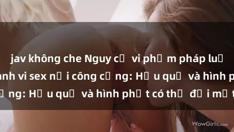 jav không che Nguy cơ vi phạm pháp luật khi thực hiện hành vi sex nơi công cộng: Hậu quả và hình phạt có thể đối mặt